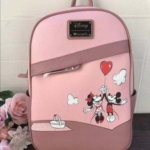 Loungefly Disney Mickey And Minnie mini Backpack